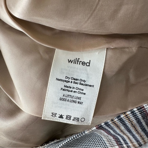 Aritzia Gray Plaid Mini Dress - Picture 10 of 11